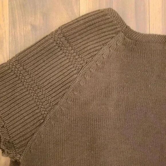 Grace Elements Women's Brown Cotton Shrug Sweater - Picture 7 of 9